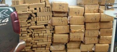 Jovem é preso com mais de uma tonelada de maconha em trevo