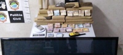 Com ajuda da população, polícia prende traficantes e apreende drogas e R$ 33 mil