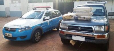 Polícia Militar do Distrito de Boqueirão apreende 85 quilos de maconha e prende mais um traficante