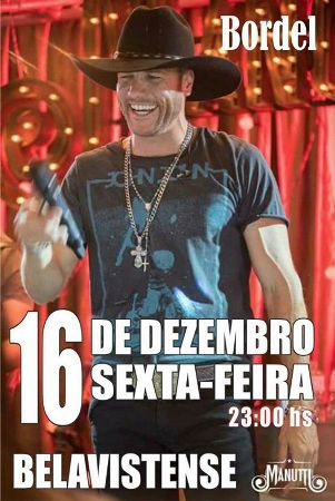 Revelação do Sertanejo nacional, Manutti faz mega show hoje em Bela Vista