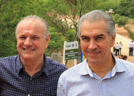 Governador Reinaldo Azambuja elogia gestão eficiente de Manoel Viais