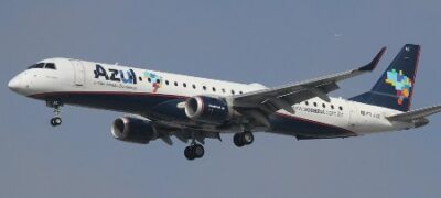 Azul passará a ter voo diário para Bonito e operação com jato Embraer.
