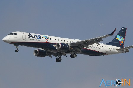 Azul passará a ter voo diário para Bonito e operação com jato Embraer.