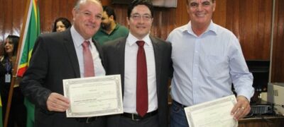Manoel Vias e vereadores eleitos em Caracol são diplomados