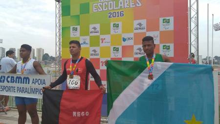 Aluno da APAE de Três Lagoas é destaque em Paralímpiada Escolar