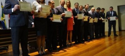 Prefeito, vice e vereadores de Laguna são diplomados pela Justiça Eleitoral