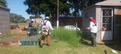 Prefeitura Municipal começa a limpeza do mato no cemitério