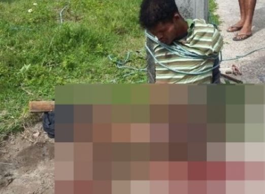 Ladrão apanha de moradores do Conjunto Cidadão 7 até desmaiar