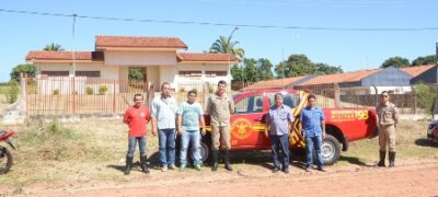 Prefeito Reinaldo Piti recebe em seu gabinete o comandante dos Bombeiros de Jardim