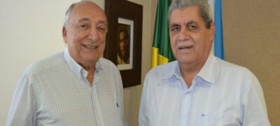 Senador Pedro Chaves recebe a visita do ex-governador do MS, André Puccinelli