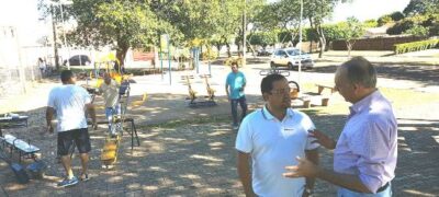 Hélio acompanha revitalização dos centros de esporte e lazer