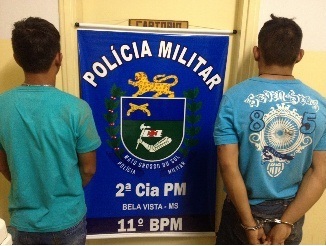 Em Bela Vista, após perseguição, dupla de ladrão e preso pela PM