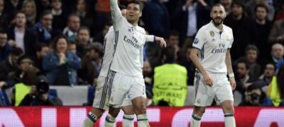 Casemiro marca um golaço e Real Madrid vence Napoli no jogo de ida