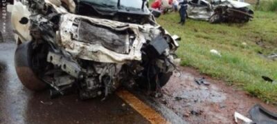 Grave acidente deixa um morto e seis feridos na MS-386, em Aral Moreira