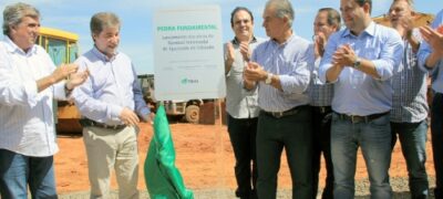 Em Aparecida do Taboado, Reinaldo lança maior investimento privado do Brasil com terminal da Fibria