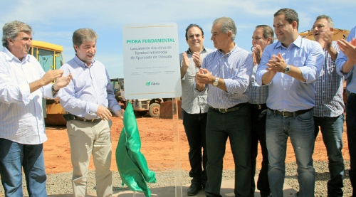 Em Aparecida do Taboado, Reinaldo lança maior investimento privado do Brasil com terminal da Fibria