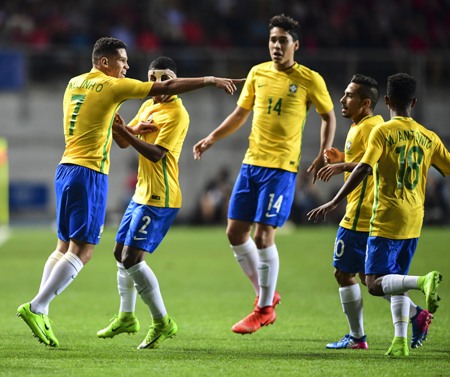 Palmeirense brilha, Brasil bate Chile e conquista o Sul-Americano sub-17