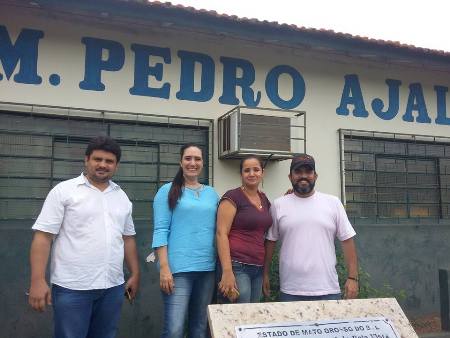 Vereadores de Bela Vista vistam escolas e alunos na volta às aulas