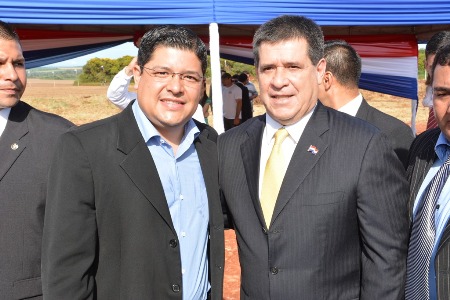 Autoridades brasileiras prestigiam visita do presidente paraguaio à fronteira