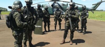 Com simulação de interceptação, começa patrulhamento aéreo das fronteiras