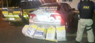 PRF apreende 154  Kg de maconha em Jardim