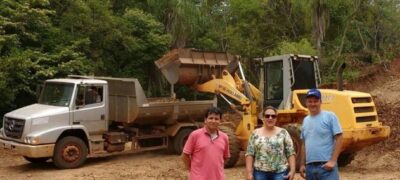 Estradas estão sendo recuperadas em Antônio João