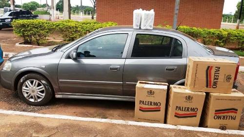 PM do Boqueirão/Força Tática apreendem cigarros oriundo do Paraguai