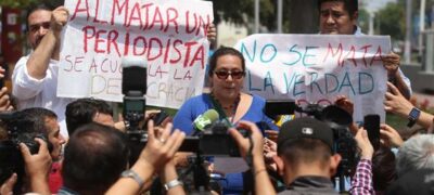 Profissionais de imprensa contra violência no México