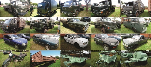 Exército leiloa veículos e reboques nos dias 21 e 22 em Dourados, MS