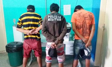 Polícia Militar de Porto Murtinho prende três autores de furto e recupera materiais