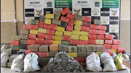DOF já supera primeira quinzena de 2019 na apreensão de maconha, cigarro e agrotóxico.