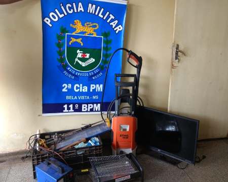 Polícia Militar em Bela Vista prende homem por Receptação e apreende adolescente por Furto