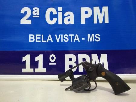 Polícia Militar em Bela Vista apreende duas armas de fogo durante o final de semana