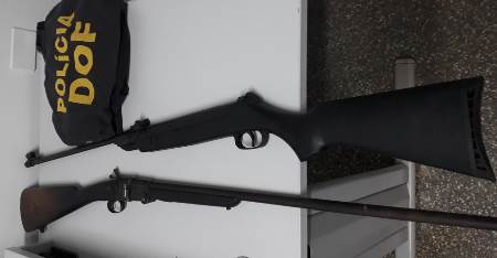 Homem é preso pelo DOF por Porte Ilegal de Arma de Fogo no sul do Estado