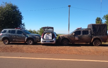 Veículo que seguia com maconha para o Paraná foi apreendido pelo DOF e BOPE durante a Operação Hórus