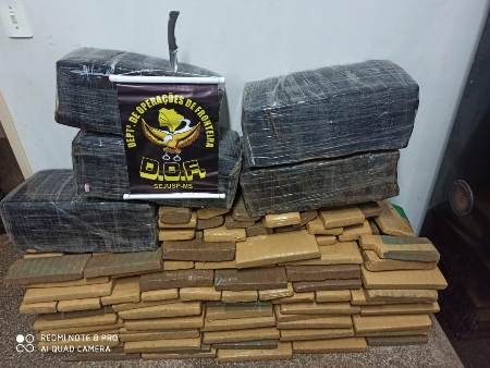 Veículo que seguia com quase 400 quilos de maconha para São Paulo foi apreendido pelo DOF durante a Operação Hórus