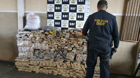 DOF registra o maior volume de apreensões durante a Semana Nacional de Políticas sobre Drogas