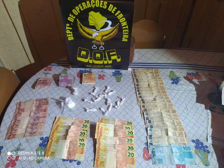 Homem que vendia droga em Amambai foi preso pelo DOF durante a Operação