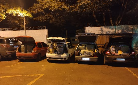 Veículos com mais de R$ 160 mil em contrabando são apreendidos
