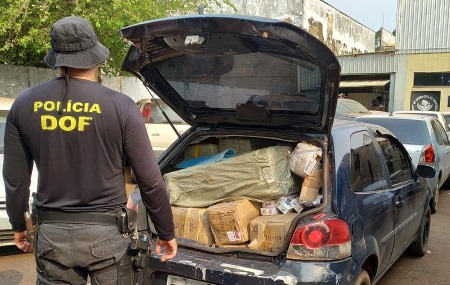 Veículos com produtos ilegais foram apreendidos pelo DOF durante a Operação Hórus