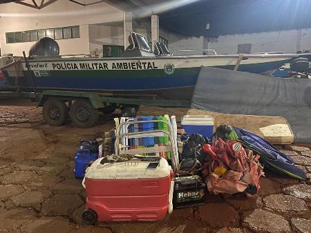 PMA de Dourados localiza e autua hoje em R$ 5 mil fugitivo de acampamento onde foram apreendidos arma, munições, barracas, Iphone