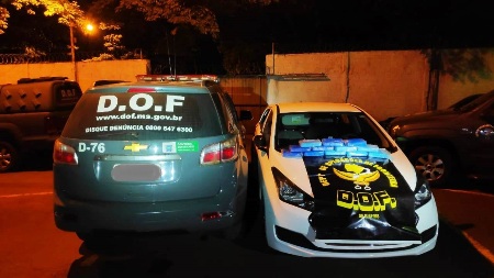 DOF apreende mais de 13 quilos de pasta base de cocaína que seguiam para São Paulo
