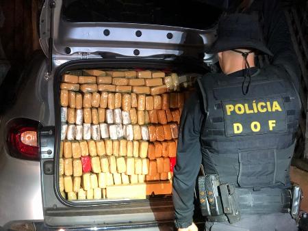 DOF fecha entreposto de droga em Antônio João e apreende mais de 2360 quilos de maconha