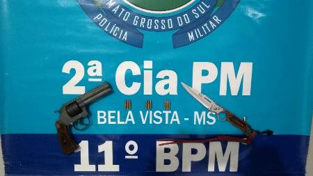 Polícia Militar apreende duas Armas de Fogo durante policiamento em Bela Vista