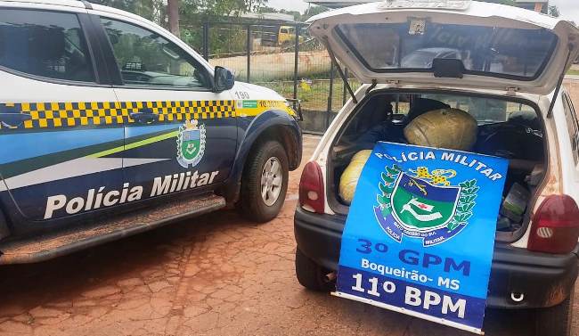 Polícia Militar apreende 243 kg de maconha no distrito de Boqueirão