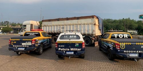 Polícia Militar de Jardim, em ação conjunta com a Polícia Rodoviária Estadual, apreendem quase 5 toneladas de maconha