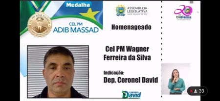 Diretor e policial do DOF são agraciados com Medalha Coronel Adib Massad