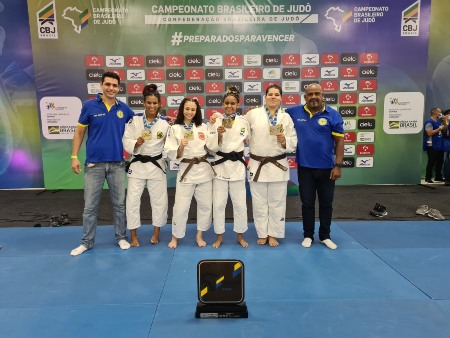Judô de MS mantém tradição e termina o Brasileiro Sub-21 feminino no pódio