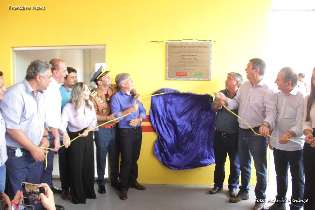 Prefeito Neco participou da inauguração do Corpo de Bombeiros em Bela Vista
