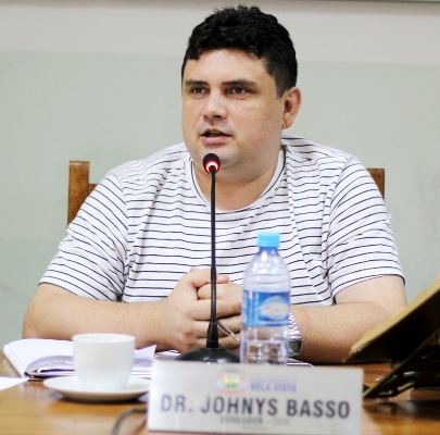 Presidente da câmara Johnys Basso sugere concurso para a escolha do Hino do Município